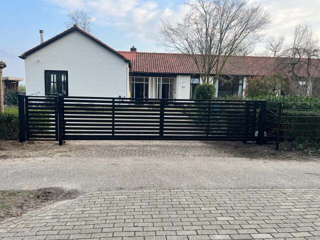 Lamellenpoort inlooppoort Schalkhaar